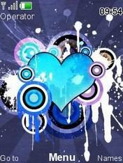 game pic for Blue Abstract Heart